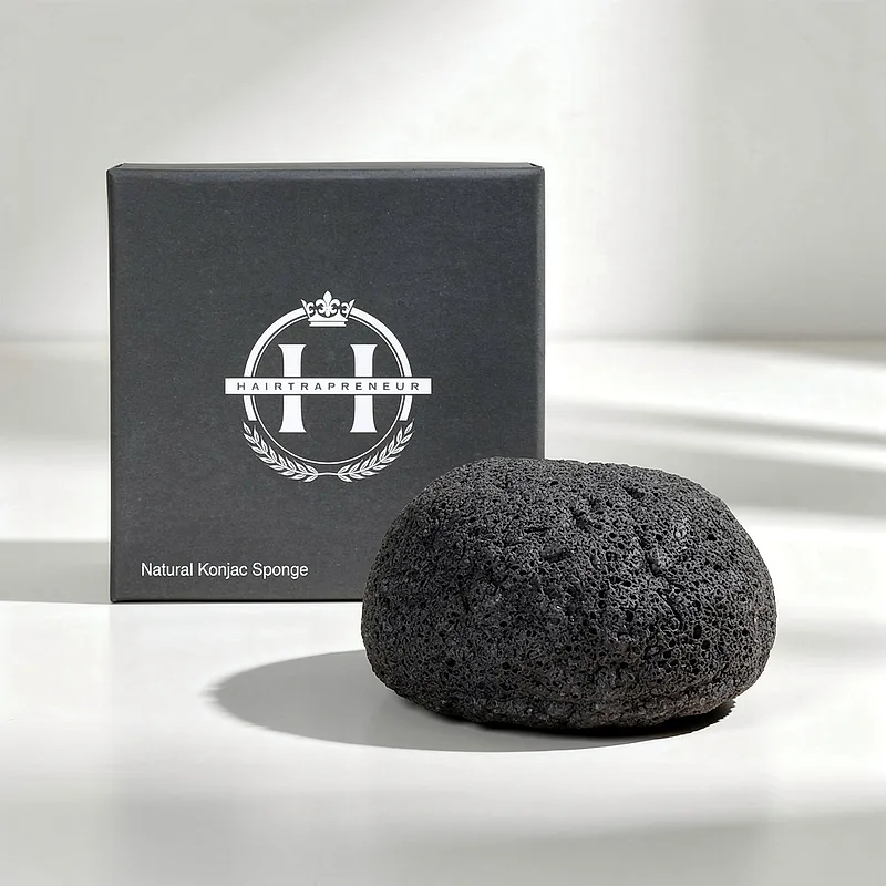Precision exfoliation tool, a natural konjac sponge